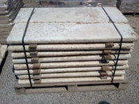 RECYCLED STEPS FRENCH LIMESTONE, 6 CM THICK, age 18th Century( $ 250 )